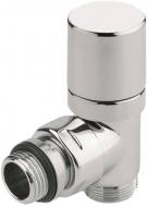 Кран-термостат Carlo Poletti Cylinder Thermo угловой 1/2" х 24-19 хром (V32110B)