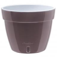 Вазон пластик Asti круглий шаде/білий 6 л Santino (2009319)