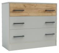 Комод Viva 900x750x390 мм сатин/дуб крафт золотой Комод Viva 900x750x390 мм сатин/дуб крафт золотой