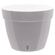 Вазон пластик Asti круглий сіро-білий 6 л Santino (2009326)
