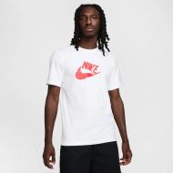 Футболка Nike M NSW TEE 12MO FUTURA SP25 HJ0559-100 р.XL белый