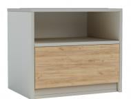 Тумба прикроватная Viva 500x410x360 мм сатин/дуб крафт золотой