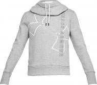 Джемпер Under Armour Big Logo WM Cotton Hoodie 1320608-035 р. XL сірий