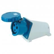 Розетка силовая стационарная с заземлением ElectrO белый с красным PC133 Розетка силовая стационарная с заземлением ElectrO белый с красным PC133