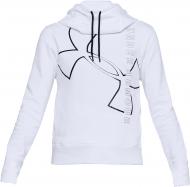 Джемпер Under Armour Big Logo WM Cotton Hoodie 1320608-100 р. XL белый