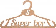 Набір заготовок вішалка Super boy, 2 шт., 35х17,5х0,6 см Rosa Talent