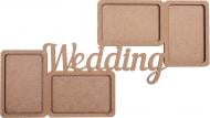 Набір заготовок рамка Wedding, 2 шт., 50х28х0,6 см Rosa Talent