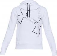 Джемпер Under Armour Big Logo WM Cotton Hoodie 1320608-100 р. M белый