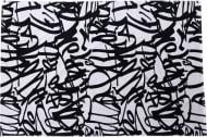 Рушник пляжний Graffiti 100x150 см чорно-білий UP! (Underprice)