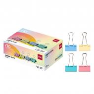 Биндер Deli RIO 32 мм ассорти 12 шт. EZ73