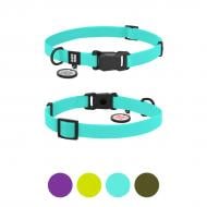 Ошейник WAUDOG Magnet магнитная пряжка-фастекс S Ш15 мм Д26-35 см тиффани