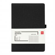 Блокнот для записей Deli А5 96 лист. черный EN118G