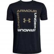 Футболка Under Armour Box Logo SS 1329099-001 р.M черный Футболка Under Armour Box Logo SS 1329099-001 р.M черный