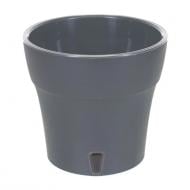 Вазон пластик Dali круглий антрацит 0,6 л Santino (2022950)