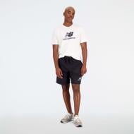 Шорты New Balance ESSENTIALS STACKED LOGO MS31540BK р. M черный Шорты New Balance ESSENTIALS STACKED LOGO MS31540BK р. M черный