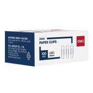 Скрепки круглые 28 мм 100 шт. EZ045 Deli