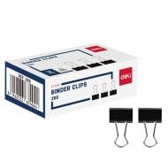 Биндер Deli Classic 15 мм черный 12 шт. EZ66 Биндер Deli Classic 15 мм черный 12 шт. EZ66