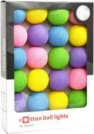 Электрогирлянда Котоновые шарики MACARONS лампа накаливания 20 ламп Электрогирлянда Котоновые шарики MACARONS лампа накаливания 20 ламп