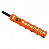 Пост тельферный ElectrO ПКТ 10-кнопочный (8 кнопок + 1 зеленая ПУСК + 1 красная СТОП) IP54 PKT8RG