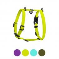 Шлейка анатомічна WAUDOG Magnet магнітна пряжка-фастекс S Ш15 мм А 28-42 см В 32-52 см лимонний