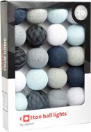 Электрогирлянда Котоновые шарики KATE лампа накаливания 20 ламп