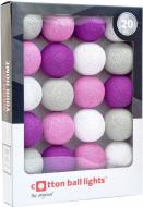 Электрогирлянда Котоновые шарики LOVELY лампа накаливания 20 ламп