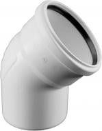 Отвод канализационный REHAU для унитаза диам. 110 45°