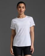 Футболка 2XU Aero Tee WR6565a_WHT/SRF р.XS білий