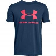 Футболка Under Armour SPORTSTYLE LOGO SS 1330893-437 р.S синий