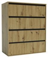 Комод Идея 4Ш 800x1000x420 мм дуб артизан/графит