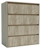 Комод Идея 4Ш 800x1000x420 мм дуб крафт серый/сатин Комод Идея 4Ш 800x1000x420 мм дуб крафт серый/сатин