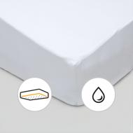 Наматрасник MirSon Light №215 (трикотажный AQUA-stop) водонепроницаемый с резинкой по периметру 26х140x200 см