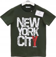 Футболка для хлопчиків Wanex 10992 р.134 зелений