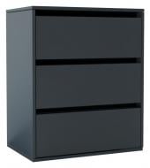 Комод Идея 3Ш 600x760x420 мм графит/графит Комод Идея 3Ш 600x760x420 мм графит/графит