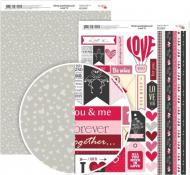 Бумага для дизайна Love 8 Rosa Talent