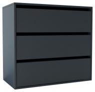 Комод Идея 3Ш 800x760x420 мм графит/графит Комод Идея 3Ш 800x760x420 мм графит/графит