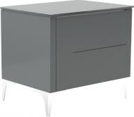 Тумба прикроватная Green Sofa Мичиган 600х400х530 мм серый