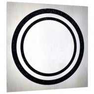 Зеркало SEAPS Zerrofixx Glitter Circle Black Series 5 90x90 см №3507