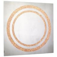 Зеркало SEAPS №3504 Zerrofixx Glitter circle медь 90x90 см 5 series