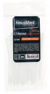 Стяжка для кабеля HausMark 2,5х100 мм 100 шт. белый