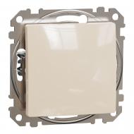 Вимикач кнопковий одноклавішний Schneider Electric Sedna Design бежевий SDD112111