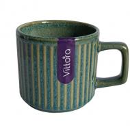 Чашка Vittora Verona Verde, 340 мл, керамика