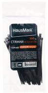 Стяжка для кабелю HausMark 2,5х100 мм 100 шт. чорний