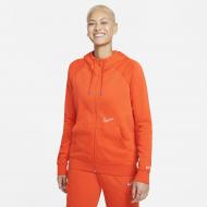Джемпер Nike W NSW ESSNTL FZ HOODIE PRNT DJ4120-869 р. S оранжевый