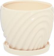 Горшок керамический Ваш сад HSS11E910/2 круглый 3,6 л бежевый