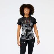 Футболка New Balance LONDON ED PRINTED IMPACT RUN WT31263DBM р.S черный Футболка New Balance LONDON ED PRINTED IMPACT RUN WT31263DBM р.S черный