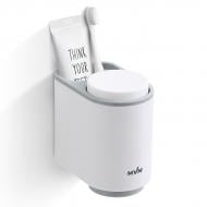 Стакан для зубных щеток MVM BP-20 white/grey