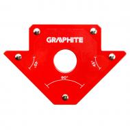 Угольник магнитный GRAPHITE 102х155х17 мм 56H902