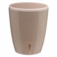 Вазон пластик Orchidea Twin круглий пісочний 2 л Santino (2023292)