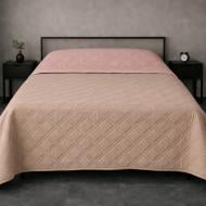 Покрывало Blush Pink & Cappuccino 130x210 см U-tek беж/айвори